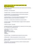 ASWB EVALUATION 2026 EXAM QUESTIONS AND SOLUTIONS RATED