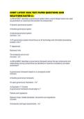 COBIT LATEST 2026 TEST PAPER QUESTIONS AND SOLUTIONS RATED
