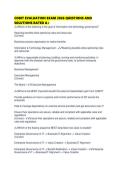 COBIT EVALUATION EXAM 2026 QUESTIONS AND SOLUTIONS RATED