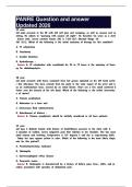 PANRE Question and answer Updated 2026