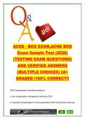 ACHE BOG Exam 250&plus; Questions &ndash; HCM101 Healthcare Management&comma; Finance&comma; Law&comma; Quality Improvement &vert; American College of Healthcare Executives