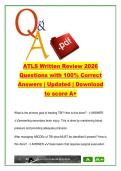 ATLS Written Review 100&plus; Questions &ndash; ATLS101 TBI&comma; ICP&comma; Shock&comma; Spine Trauma&comma; Airway Management