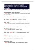 Reproductive PANCE&sol;PANRE SmartyPance&period;com Questions and Answers 