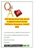 CHT Dialysis Technician Exam 300 Questions & Answers &vert; Hemodialysis&comma; Electrolytes&comma; Dialyzer&comma; Patient Care 2026 &vert; Healthcare