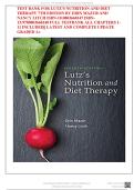 Test Bank&colon; Lutz's Nutrition and Diet Therapy&comma; 7th Edition by Erin E&period; Mazur - Chapters 1-24&comma; 9780803668140 &vert; Rationals Included