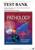 Test Bank for Rubin&rsquo;s Pathology&colon; Clinicopathologic Foundations of Medicine 7th Edition &lpar;David S&period; Strayer & Emanuel Rubin&rpar;