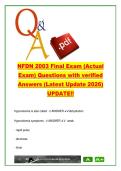NFDN 2003 Final Exam 250 Questions & Answers &vert; Electrolytes&comma; ABGs&comma; IV Therapy&comma; Endocrine 2026