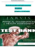 TEST BANK For Physical Examination and Health Assessment 9th Edition&comma; 2026