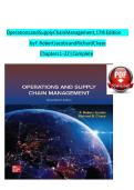 Test bank for operations and supply chain management 17th edition  2026 update