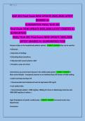 &sol; NUR 401   Final Exam NEW UPDATE 2025&comma;2026  NEW UPDATE 2025&comma;2026  LATEST GRADED A&plus; GUARANTEED PASS  