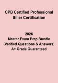CPB Certified Professional Biller Exam Questions & Answers &vert; Study Guide PDF
