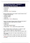 RHIA Practice Exam 1 Domain 1 Questions with Answers