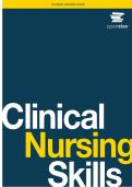 Test Bank for Clinical Nursing Skills with Questions and Answers Complete for Comprehensive Practice and Study