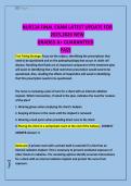 NUR114 FINAL EXAM LATEST UPDATE FOR  2025&comma;2026 NEW  GRADED A&plus; GUARANTEED  PASS 