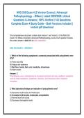  Wilkes University NSG 530 Advanced Pathophysiology Mega Bundle &ndash; Practice Exams&comma; Case-Based Questions & Verified Solutions &lpar;Latest Version&rpar;