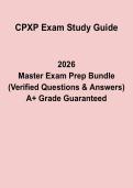 CPXP Exam Study Guide &vert; Questions & Answers PDF