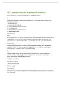 HL 1 questions and answers Graded A&plus; 