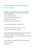 NU 610 Module 1 Exam Questions With Correct Answers&period;