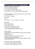 RHIA exam Questions and Answers