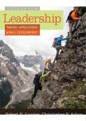 Leadership Theory Application Skill Development 6th Edition Lussier Test Bank Comprehensive Exam Prep Resource 2025&sol; 2026