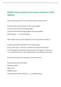 MEEM IV Exam questions and answers Graded A&plus;&vert; 2026  Updated 
