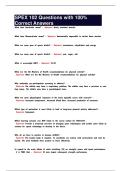 SPEX 102 Questions with 100&percnt; Correct Answers 