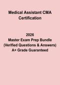 Medical Assistant CMA Certification Exam Questions & Answers &vert; Study Guide PDF