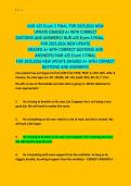 NUR 425 Exam 3 FINAL FOR 2025&comma;2026 NEW   UPDATE GRADED A&plus; WITH CORRECT   QUSTIONS AND ANSWERS&sol; NUR 425 Exam 3 FINAL   FOR 2025&comma;2026 NEW UPDATE   GRADED A&plus; WITH CORRECT QUSTIONS AND   ANSWERS&sol; NUR 425 Exam 3 FINAL   FOR 2025&comma;2026 NEW UPDATE GRADED A&plus; WITH 