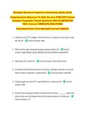 Michigan Electrical Inspector Competency Study Guide   Comprehensive Resource To Help You Ace 2026-2027 Exams  Includes Frequently Tested Questions With ELABORATED  100&percnt; Correct COMPLETE SOLUTIONS   Guaranteed Pass First Attempt&excl;&excl; Current Update&excl;&excl;