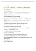 MKT 201 - Chapter 1 questions and answers  Graded A&plus; 