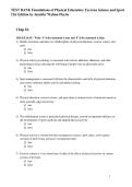 Foundations of Physical Education Exercise Science and Sport 21st Edition Jennifer Test Bank Complete Exam Prep Resource 2025&sol; 2026