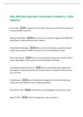 IBUS 380 Exam questions and answers Graded A&plus;&vert; 2026  Updated 
