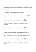 IBUS 380 Exam questions and answers Graded A&plus;&vert; 2026  Updated 