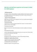IBUS 401 2nd Half Exam questions and answers Graded  A&plus;&vert; 2026 Updated 