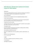 IBUS 450 Exam 1 Review Exam questions and answers  Graded A&plus;&vert; 2026 Updated 