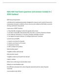 IBUS 450 Final Exam questions and answers Graded A&plus;&vert;  2026 Updated 