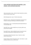 OMM MIDTERM QUESTIONS AND ANSWERS &vert; 2026 UPDATE &vert; WITH COMPLETE SOLUTION&period;