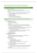 Samenvatting sociale en politieke leerstelsels 19&sol;20