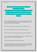 WGU D311 OA Final Exam Bundle &sol; WGU D311  Microbiology Objective   Assessment Final Exam Newest 2025&sol;2026 Actual Exam  Complete Questions And Correct Detailed Answers  &lpar;Verified Answers&rpar; &vert;Already Graded A&plus;&vert;&vert;Brand New  Version&excl;&excl; 