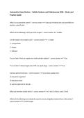 Automotive Exam Review &ndash; Vehicle Systems and Maintenance 2026 &ndash; Study and Practice Guide