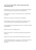 Motor Vehicle Investigation &lpar;MPTC&rpar; &ndash; Traffic and Accident Analysis 2026 &ndash; Training and Study Guide