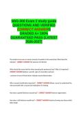 NSG300 exam 2 study guide QUESTIONS AND VERIFIED CORRECT ANSWER GRADED A&plus; LATEST -2026-2027- 100- GUARANTEED PASS&period;docx