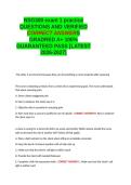 NSG300 exam 1 practice questions QUESTIONS AND VERIFIED CORRECT ANSWER GRADED A&plus; LATEST -2026-2027- 100- GUARANTEED PASS&period;docx