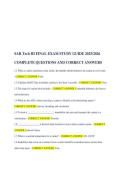 SAR Tech III FINAL EXAM STUDY GUIDE 2025 2026 COMPLETE QUESTIONS AND CORRECT ANSWERS