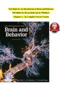 An Introduction to Brain and Behavior 7th Edition Ian Test Bank Complete Exam Prep Resource 2025&sol; 2026