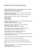 OM 300 TEST 2 NORTHAM STUDY GUIDE