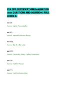 ETA CPP ACTUAL EXAM PAPER 2026 QUESTIONS WITH SOLUTIONS GRADED A&plus;