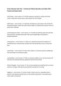Driver Operator State Test &ndash; Commercial Vehicle Operation and Safety 2026 &ndash; Practice and Study Guide