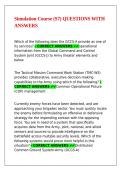 Simulation Course &lpar;S7&rpar; QUESTIONS WITH ANSWERS