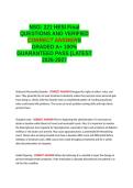 NSG 221 HESI Final QUESTIONS AND VERIFIED CORRECT ANSWER GRADED A&plus; LATEST -2026-2027- 100- GUARANTEED PASS&period;docx